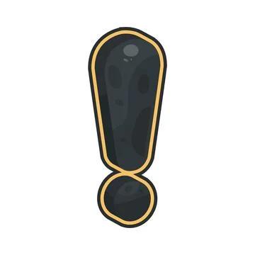 Exclamation illustration Illustrazione stock