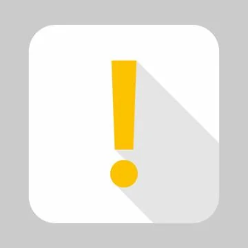 Exclamation mark, Attention sign, Caution icon, Hazard warning symbol, vector Stock Illustration