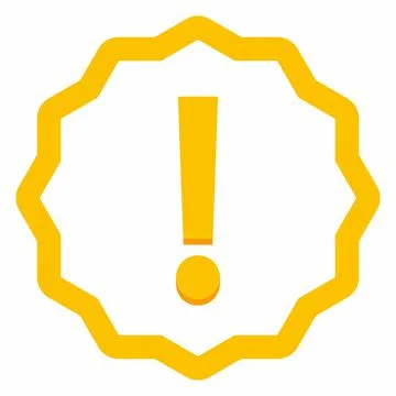 Exclamation mark, Attention sign, Caution icon, Hazard warning symbol, vector Stock Illustration