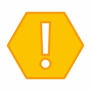Exclamation mark, Attention sign, Caution icon, Hazard warning symbol, vector Stock Illustration