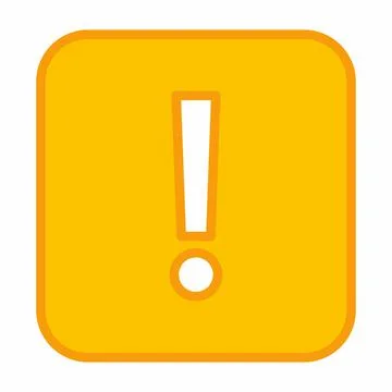 Exclamation mark, Attention sign, Caution icon, Hazard warning symbol, vector Stock Illustration
