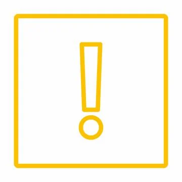 Exclamation mark, Attention sign, Caution icon, Hazard warning symbol, vector Stock Illustration