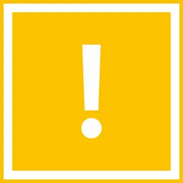 Exclamation mark, Attention sign, Caution icon, Hazard warning symbol, vector Stock Illustration