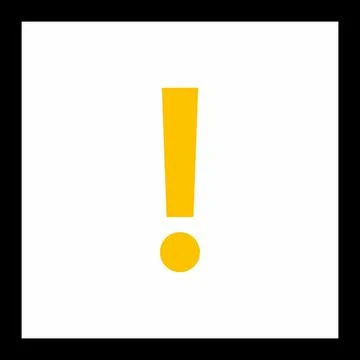 Exclamation mark, Attention sign, Caution icon, Hazard warning symbol, vector Stock Illustration