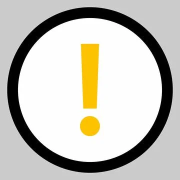Exclamation mark, Attention sign, Caution icon, Hazard warning symbol, vector Stock Illustration