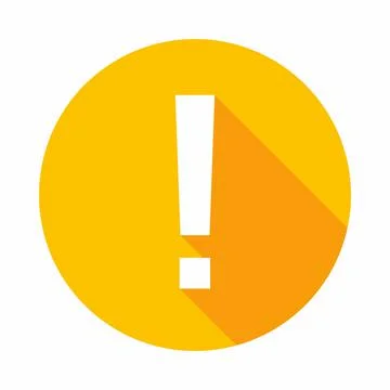 Exclamation mark, Attention sign, Caution icon, Hazard warning symbol, vector Stock Illustration