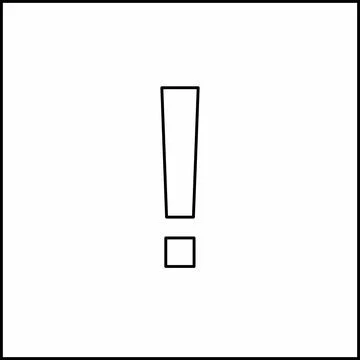 Exclamation mark, Attention sign, Caution icon, Hazard warning symbol, vector Stock Illustration