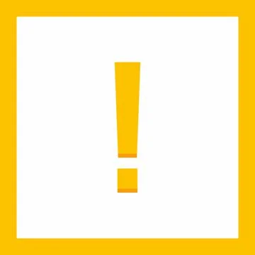 Exclamation mark, Attention sign, Caution icon, Hazard warning symbol, vector Stock Illustration