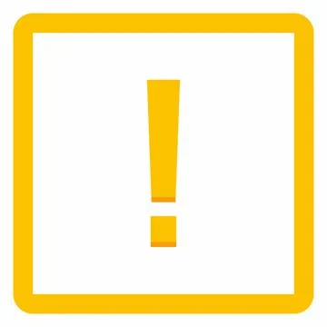 Exclamation mark, Attention sign, Caution icon, Hazard warning symbol, vector Stock Illustration
