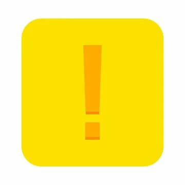 Exclamation mark, Attention sign, Caution icon, Hazard warning symbol, vector Stock Illustration
