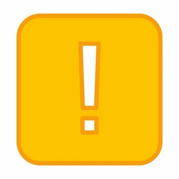 Exclamation mark, Attention sign, Caution icon, Hazard warning symbol, vector Stock Illustration