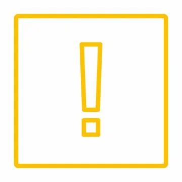 Exclamation mark, Attention sign, Caution icon, Hazard warning symbol, vector Stock Illustration