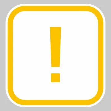 Exclamation mark, Attention sign, Caution icon, Hazard warning symbol, vector Stock Illustration