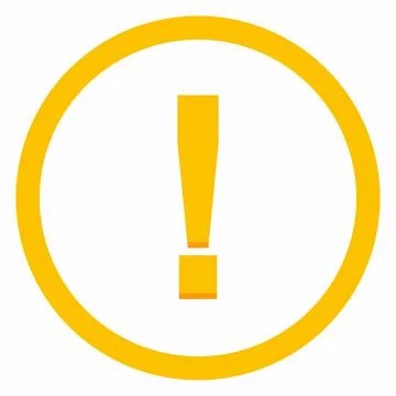 Exclamation mark, Attention sign, Caution icon, Hazard warning symbol, vector Stock Illustration
