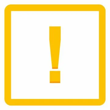 Exclamation mark, Attention sign, Caution icon, Hazard warning symbol, vector Stock Illustration