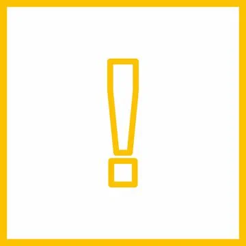 Exclamation mark, Attention sign, Caution icon, Hazard warning symbol, vector Stock Illustration