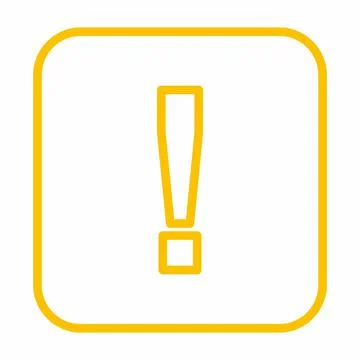 Exclamation mark, Attention sign, Caution icon, Hazard warning symbol, vector Stock Illustration