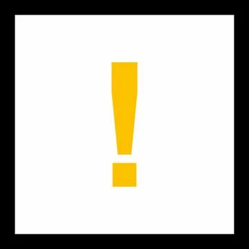 Exclamation mark, Attention sign, Caution icon, Hazard warning symbol, vector Illustrazione stock