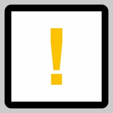 Exclamation mark, Attention sign, Caution icon, Hazard warning symbol, vector Stock Illustration