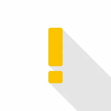 Exclamation mark, Attention sign, Caution icon, Hazard warning symbol, vector Stock Illustration