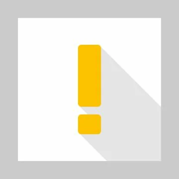 Exclamation mark, Attention sign, Caution icon, Hazard warning symbol, vector Stock Illustration