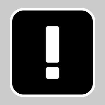 Exclamation mark, Attention sign, Caution icon, Hazard warning symbol, vector Stock Illustration