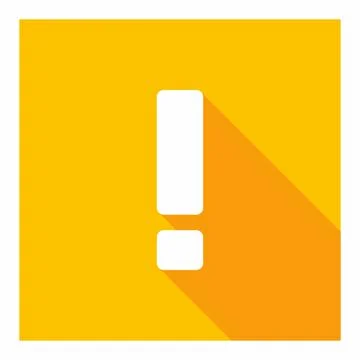 Exclamation mark, Attention sign, Caution icon, Hazard warning symbol, vector Stock Illustration