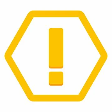 Exclamation mark, Attention sign, Caution icon, Hazard warning symbol, vector Stock Illustration