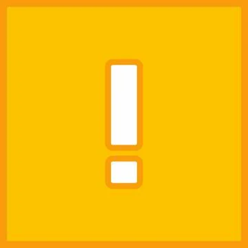 Exclamation mark, Attention sign, Caution icon, Hazard warning symbol, vector Stock Illustration