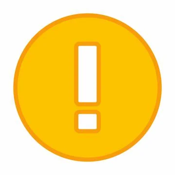 Exclamation mark, Attention sign, Caution icon, Hazard warning symbol, vector Stock Illustration