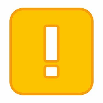 Exclamation mark, Attention sign, Caution icon, Hazard warning symbol, vector Stock Illustration