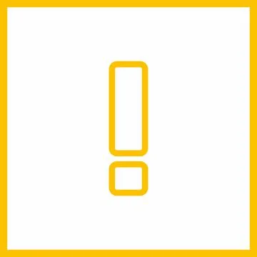 Exclamation mark, Attention sign, Caution icon, Hazard warning symbol, vector Stock Illustration
