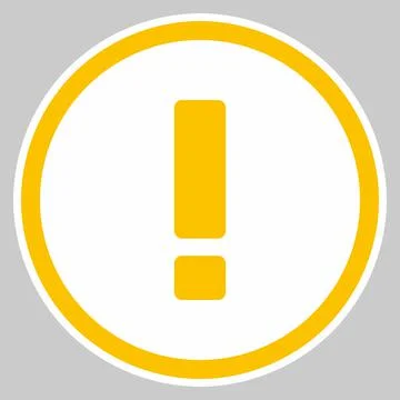 Exclamation mark, Attention sign, Caution icon, Hazard warning symbol, vector Stock Illustration