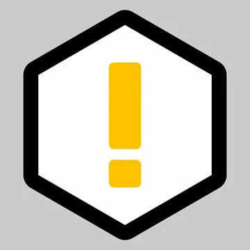 Exclamation mark, Attention sign, Caution icon, Hazard warning symbol, vector Stock Illustration