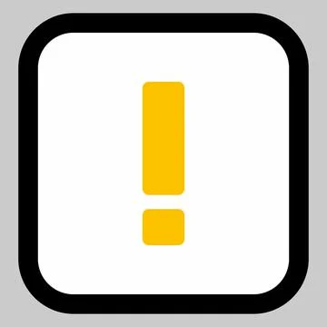 Exclamation mark, Attention sign, Caution icon, Hazard warning symbol, vector Stock Illustration
