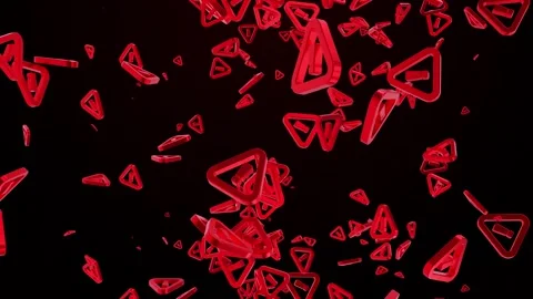 Exclamation Mark Background Loop Stock Footage 343279203