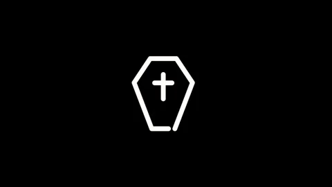 Exclamation mark on black Stock Footage 293997096