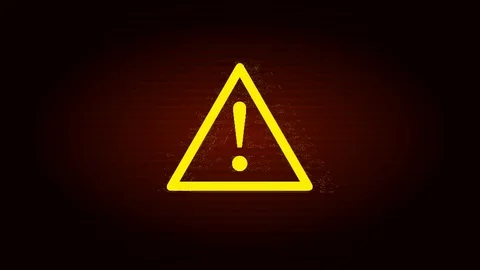 Exclamation Mark Glitch Effect. Motion Graphics. Transparent Background. Stock Footage 126368571