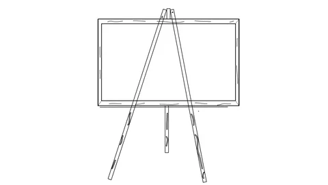 Exclamation mark on green background Stock Footage 81343388