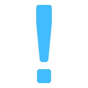 Exclamation Mark Icon Danger Sign Illustrazione stock