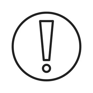 Exclamation Mark icon vector image. Suitable for mobile apps, web apps and print Stock Illustration