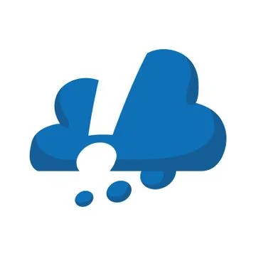 Exclamation mark icon. Warning and Message design. Vector graphi Stock Illustration