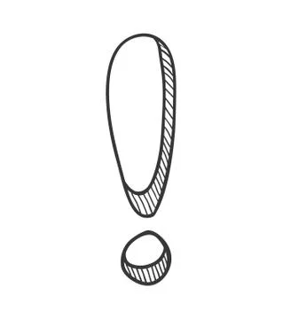 Exclamation mark icon. Warning and Message design. Vector graphi Stock Illustration