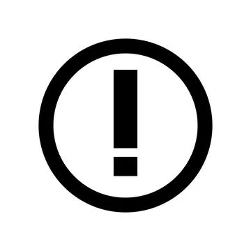 Exclamation mark icon. Warnings and alerts. 스톡 일러스트