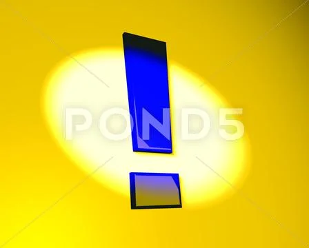 Exclamation mark Illustrazione stock