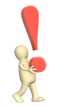 Exclamation mark Stock Illustration