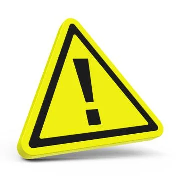 The exclamation mark Illustrazione stock