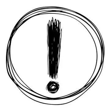 Exclamation mark 스톡 일러스트