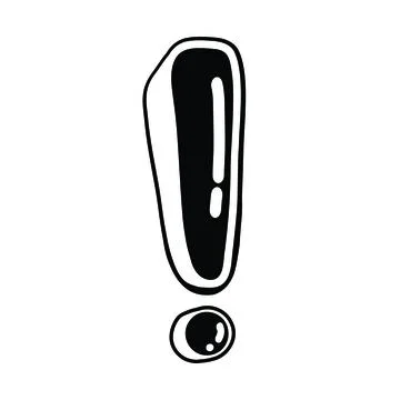 Exclamation mark Stock Illustration