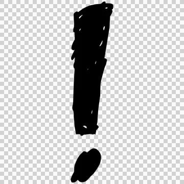 Exclamation mark Illustrazione stock